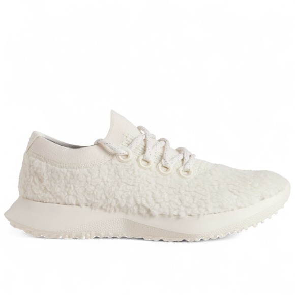 Allbirds Merino Wool Dasher 2‎ Fluff Shoes Mens 10 White Running Sneakers NEW - Picture 1 of 12